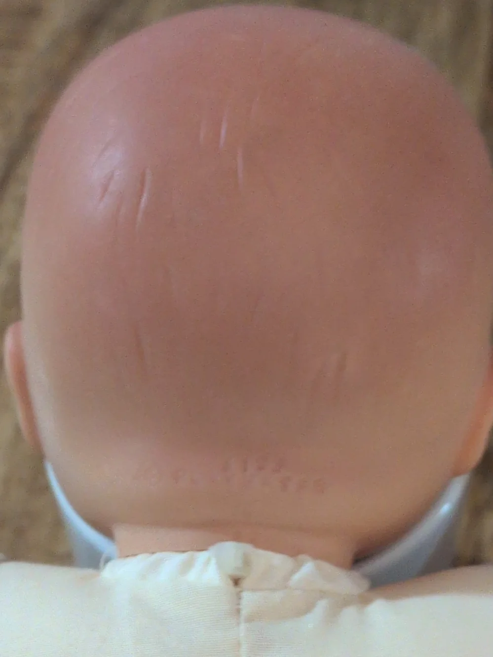 VTG 1986 Playmates Pouty Baby Doll 5188 Blue Sleepy Eyes
